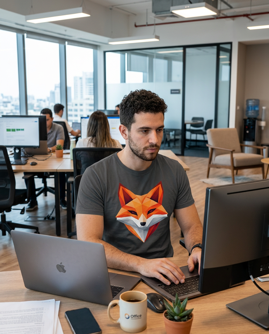Fox Fix AI team member developing AI solutions